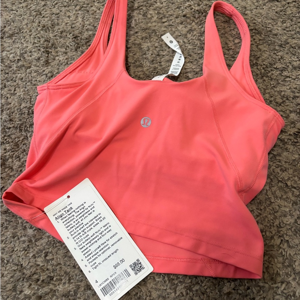 Peach Lululemon Align Top